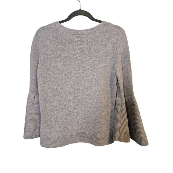 Banana Republic gray rounded neck wool blend sweater.  Size S. - Picture 3 of 6